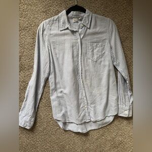 GAP -Striped long sleeve blouse size XS - like new